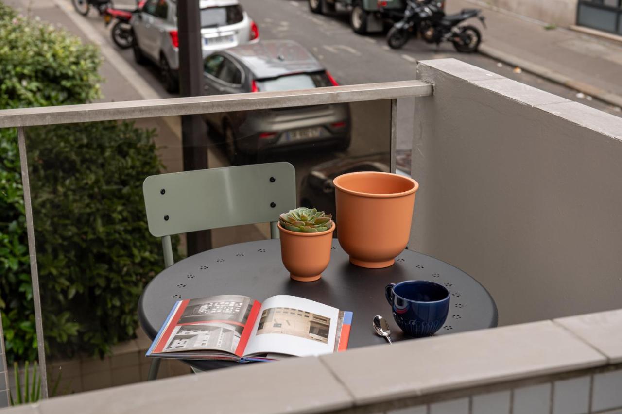 Apartamento New - Appt Style Le Corbusier Avec Balcon - 8 Pers París Exterior foto