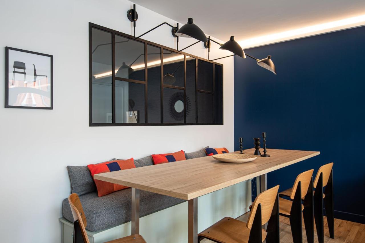 Apartamento New - Appt Style Le Corbusier Avec Balcon - 8 Pers París Exterior foto