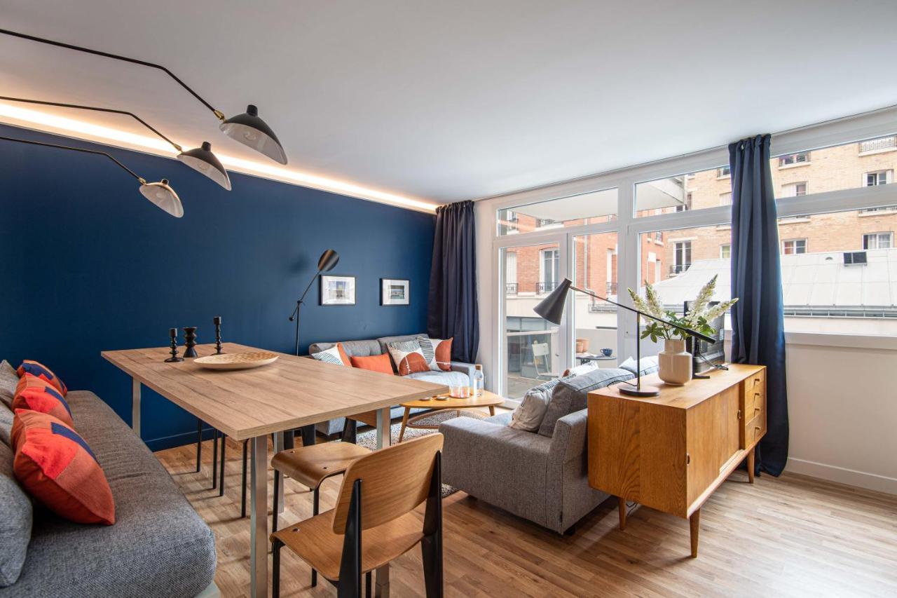 Apartamento New - Appt Style Le Corbusier Avec Balcon - 8 Pers París Exterior foto